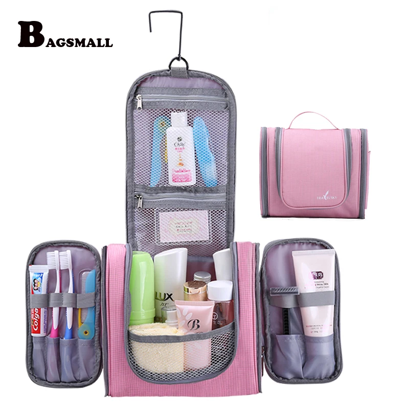 Bagsmall большой Ёмкость Travel Kit несессер с вешалкой крюк полифениленсульфида