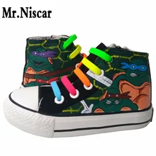 2 Bags Colored Elastic Shoe Lace Silicone No Tie Shoelaces Kids Lazy Laces Casual Sport Flat Shoelaces for Adult and Children