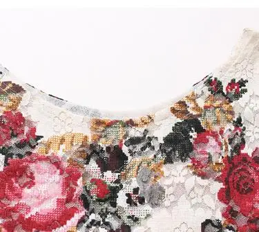 2019 Office printed Lace dresses women Lolita short sleeve Long vestidos female boho style plus size Vestidos de Renda E395 2019 Office printed Lace dresses women Lolita short sleeve Long vestidos female boho style plus size Vestidos de Renda E395