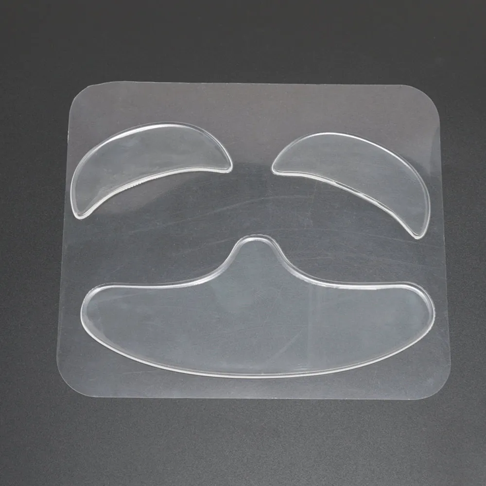3 Pcs/Set Medical Grade Silicone Anti Wrinkle Eye Mask Pad Reusable