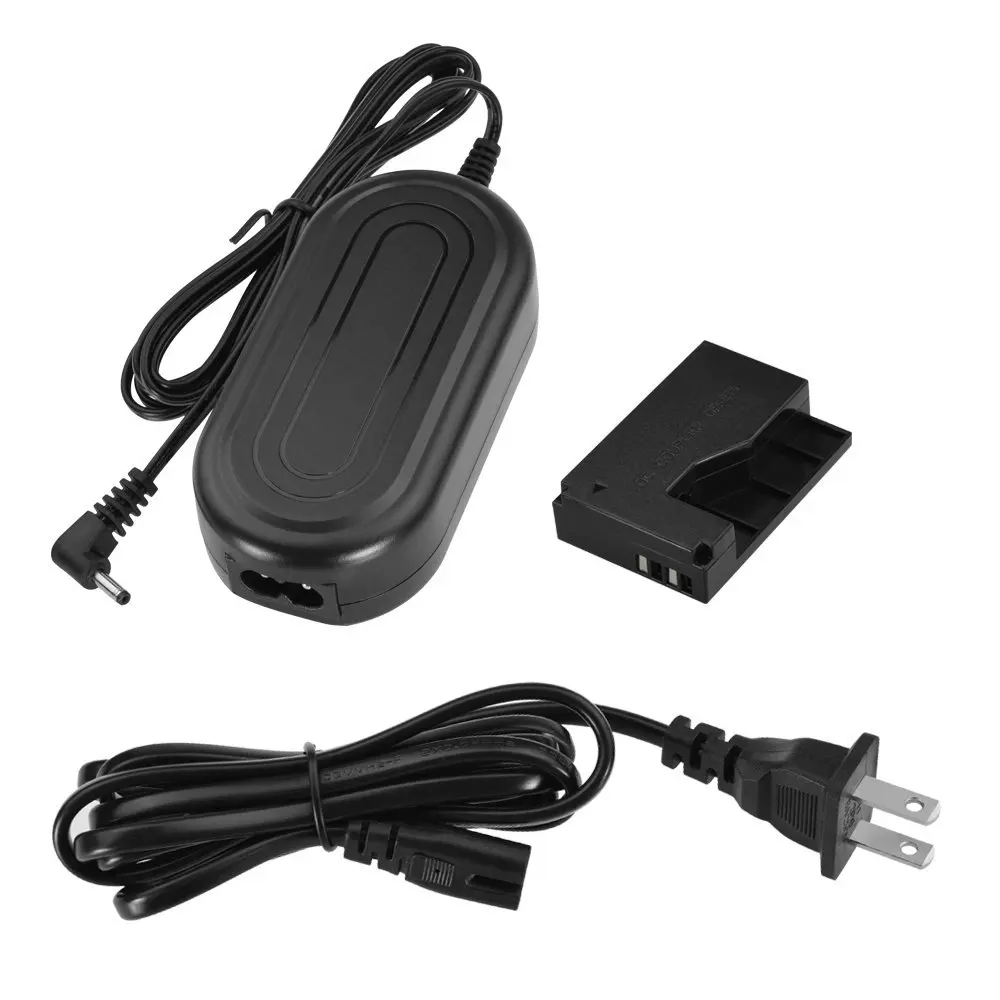 ACK E15 charger Camera power Adapter+DR E15 DC Coupler LP E12 LP E12