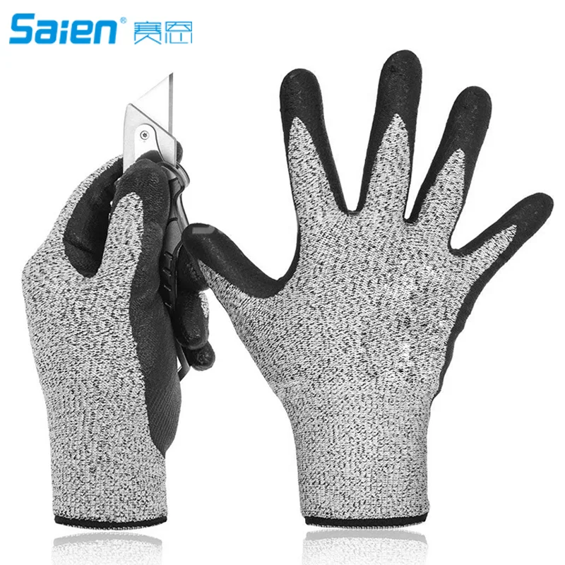 

Hilinker Cut Resistant Gloves Highest Performance Knife Scissors Hands & Body EN388 Level 5 Protection Kitchen Work Safety