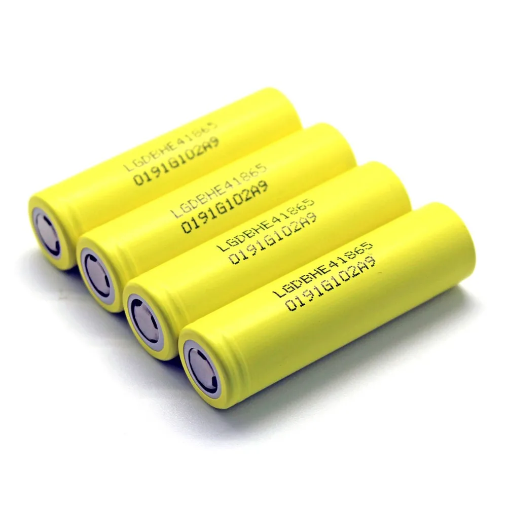 Dinto 2 шт для LG HE4 3,7 V 2500mAh 18650 батарея перезаряжаемая разрядка 25A батарея высокого стока для электронной сигареты