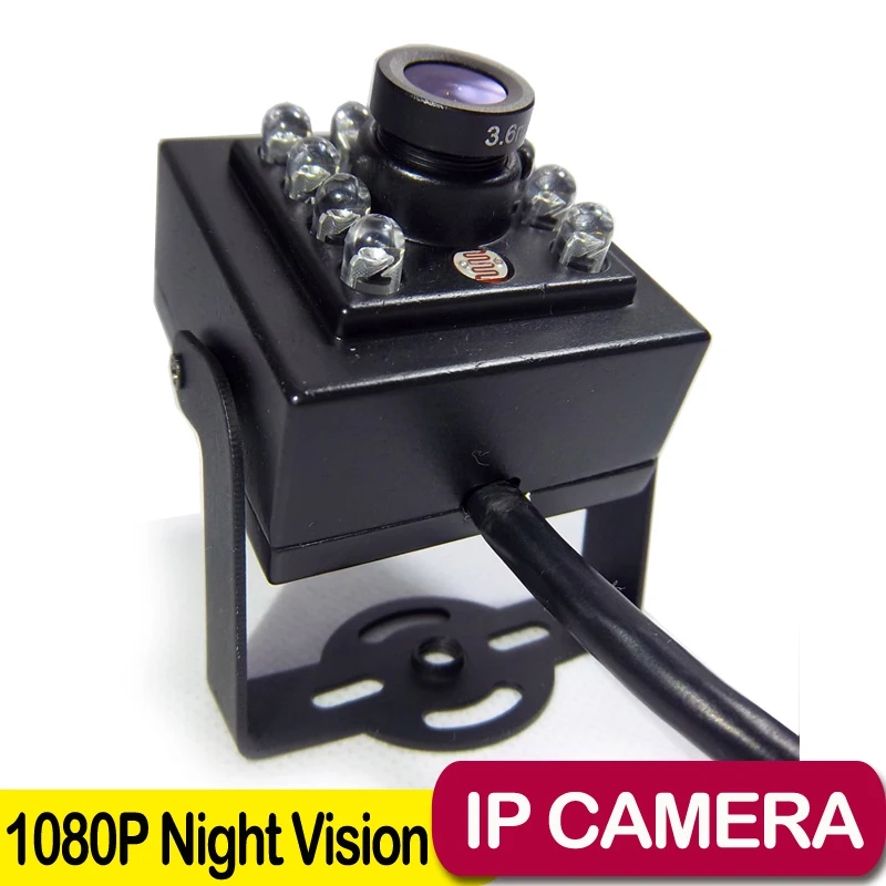 1080P MINI IR Camera 10pcs 940nm Ir Leds Infrared cam night vision suport Onvif MINI IR Ip Camera,P2P Ip Cameraght IR-CUT CCTV