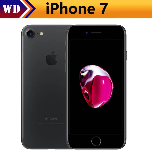 

Unlocked Apple iPhone7 2GB RAM 32GB/128GB/256GB ROM phone IOS10 4G LTE 12.0MP Camera Quad-Core Fingerprint smartphone iphone 7