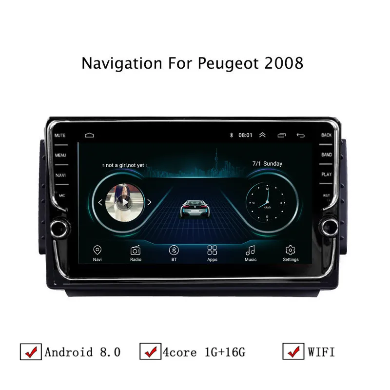Flash Deal NAVITOPIA 9inch Car Multimedia Player Andriod 8.1 GPS Navigation For Peugeot 2008 Autoradio WiFi USB FM AM 1 Flash Deal NAVITOPIA 9inch Car Multimedia Player Andriod 8.1 GPS Navigation For Peugeot 2008 Autoradio WiFi USB FM AM 1
