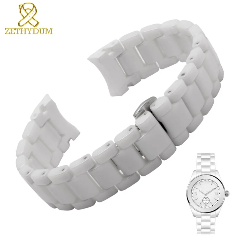 Ceramic Watchband 18mm 22mm Watch Strap 