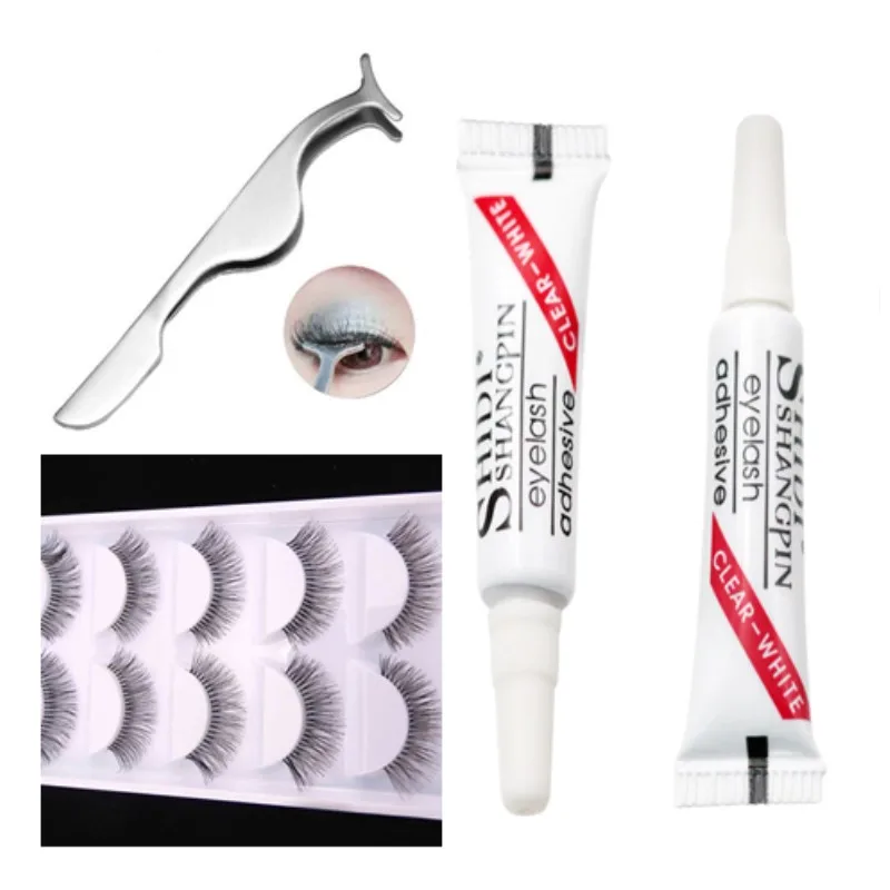 1Set High quality false eyelashes glue adhesive Extension Long Fake