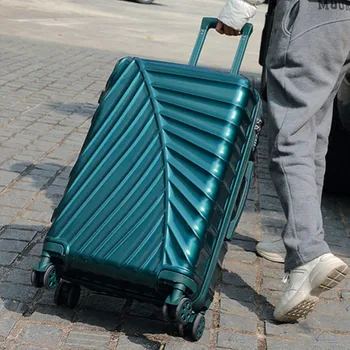 

Caster trolley case female,suitcase male,student password box,ABS suitcase, boarding 20inch 24inch leather box, soft luggage,