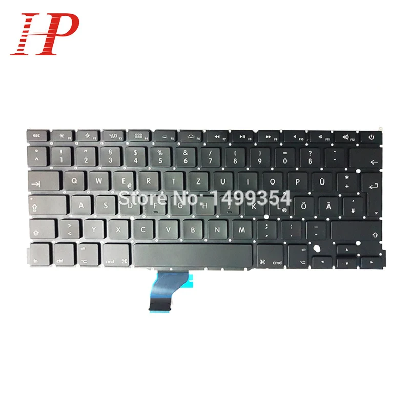 New A1502 Germany German Keyboard For Apple Macbook Pro 13'' Retina Standard 2013 2014 2015 | Компьютеры и офис