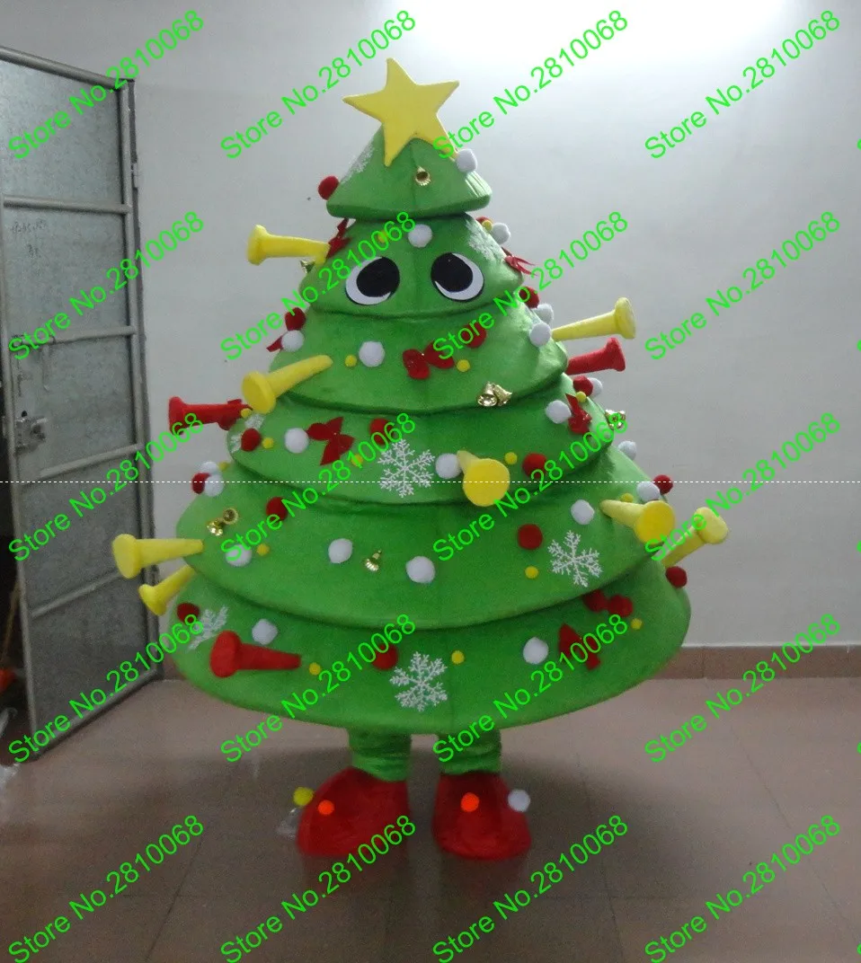 Membuat Bahan EVA Salju Pohon Natal Maskot Kostum Krayon Kartun