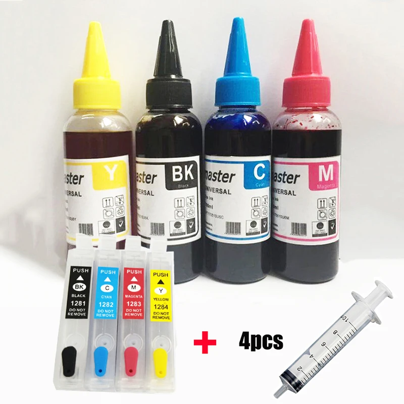 Картридж для принтера Epson T1281 - T1284 Stylus S22 SX125 SX130 SX235W SX420W SX425W SX435 BX305F | Компьютеры и