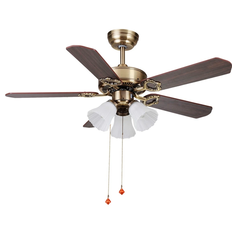 Aliexpress Lukloy 42 Inch European Fan Light Wood Leaf Living Lukloy 42 Inch European Fan Light Wood Leaf Living Room Restaurant Decorative Traditional Ceiling Pendant Lamp