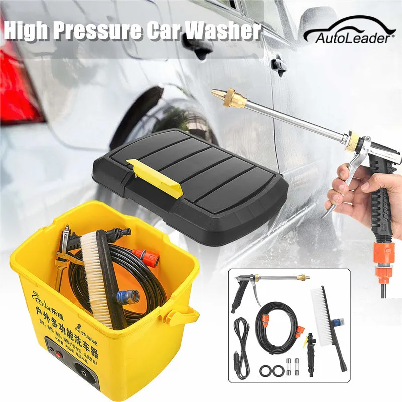 

Autoleader 1Set 36L 90W Portable High Pressure Electric Car Washer Cleaner Water Pump Cigarette Lighter Interface Cleaning