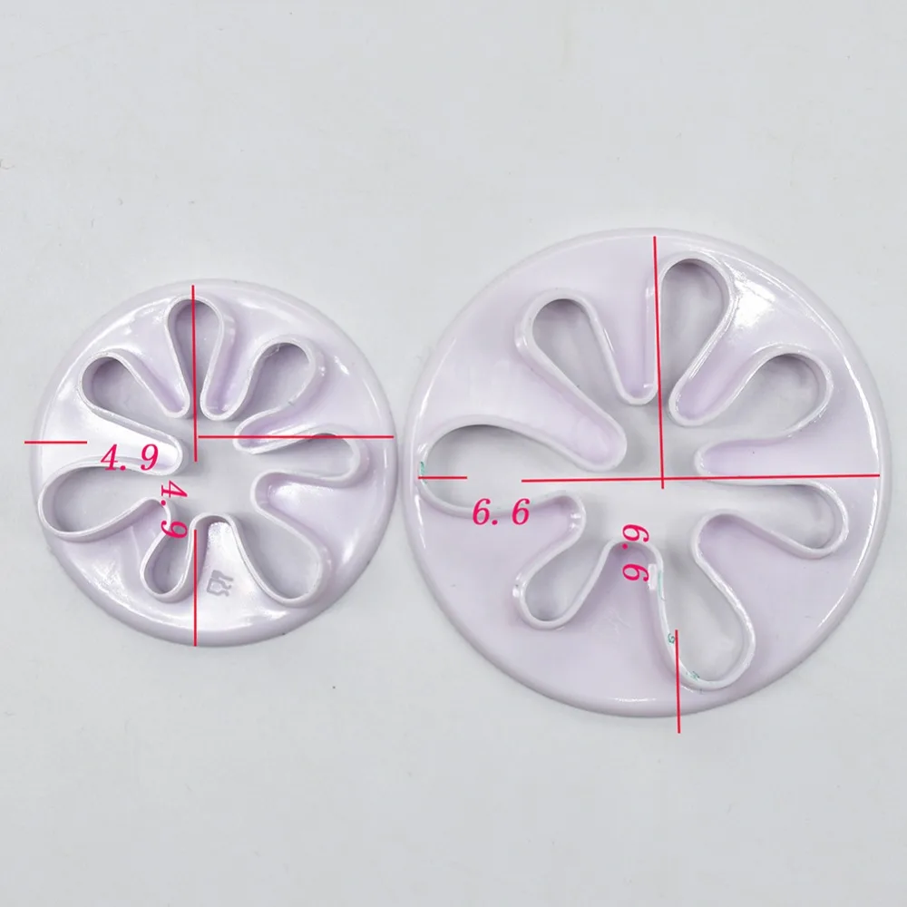 1 шт. цветок тиснение формы торта сахарная форма нож для резки лент помадка