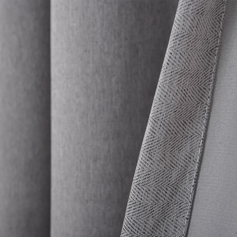 Espesar moderno Color sólido 90% Cortinas de lino de algodón gris Cortinas de tela para sala de estar dormitorio cocina Cortinas Espesar moderno Color sólido 90% Cortinas de lino de algodón gris Cortinas de tela para sala de estar dormitorio cocina Cortinas