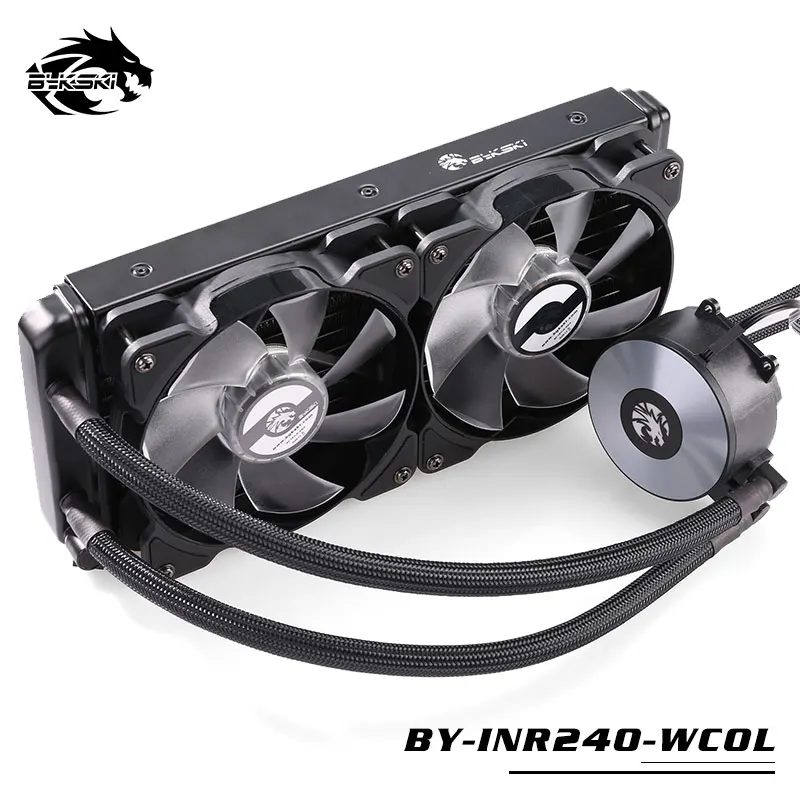 

BYKSKI Water Cooling Kit Basic Kit with 120mm/240mm Radiator + Pump + CPU Block + Fan Simple Cooling Building