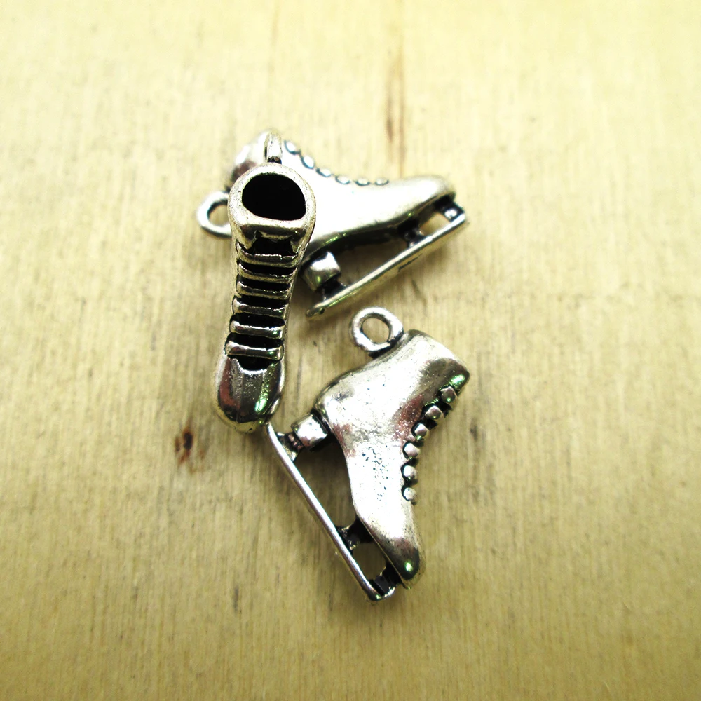 8pcs 20x17X6mm ледяные шармы для катания на коньках 3 D роликовые коньки очарование | Отзывы и видеообзор