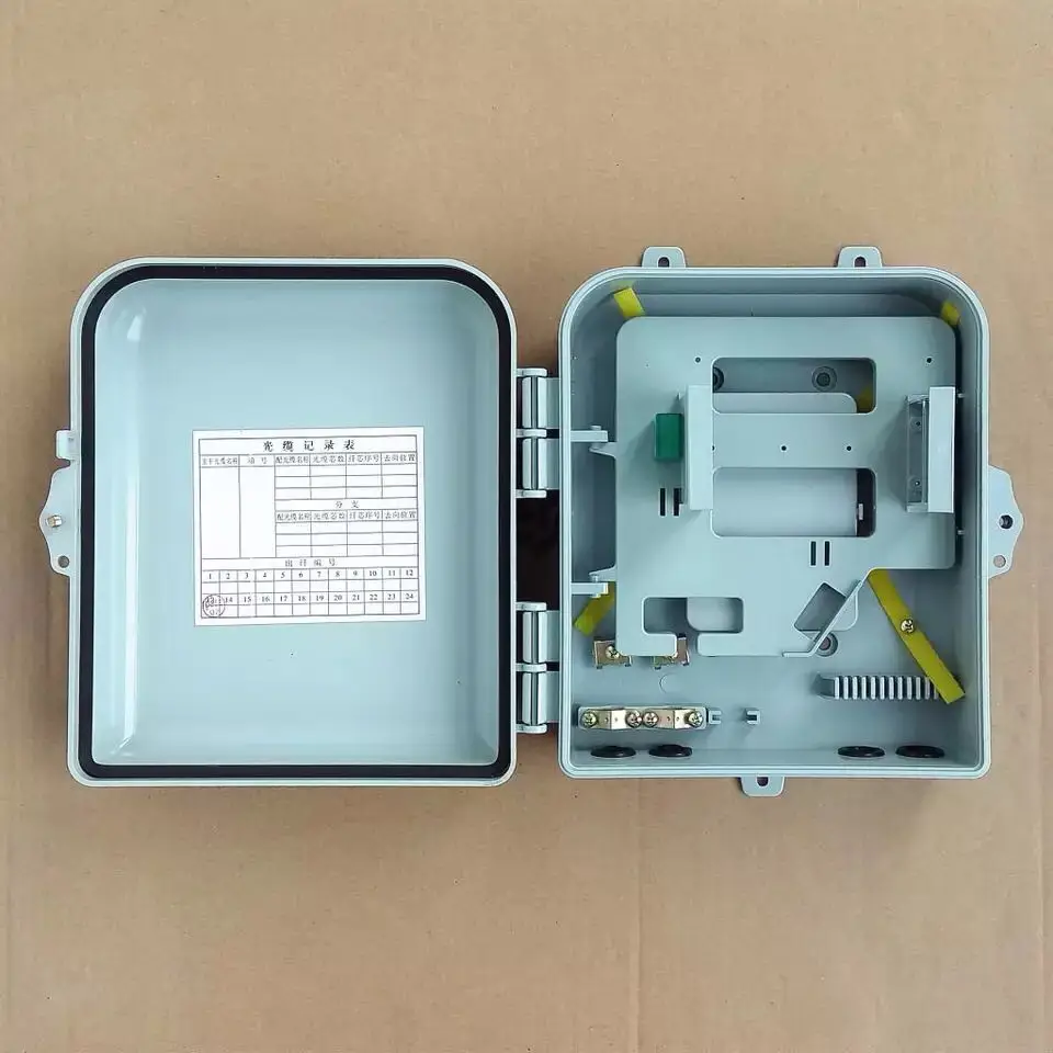 4 шт. Быстрая доставка Малый коробка оптоволоконным доступом для 16 Core или PLC плагин Тип/волокно оптическое распределительная коробка/FTTH