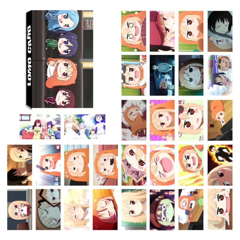 30 шт./компл. милые Мультяшные аниме фотокарты Kawaii изысканные Lomo карты для