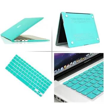 

Matte laptop Hard Case Cover+Keyborad Cover For Apple Macbook Air Pro Retina Touch Bar& Touch ID 11 12 13 15 inch Laptop bag