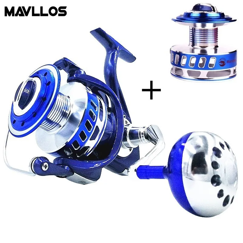 Carretel de Pesca Barco à Prova Mavllos Água Salgada Lento Jigging 7000 9000 13bb Surf Molinete Fiação Max Arraste 30kg Mar Dwaterproof Carretéis Pesca