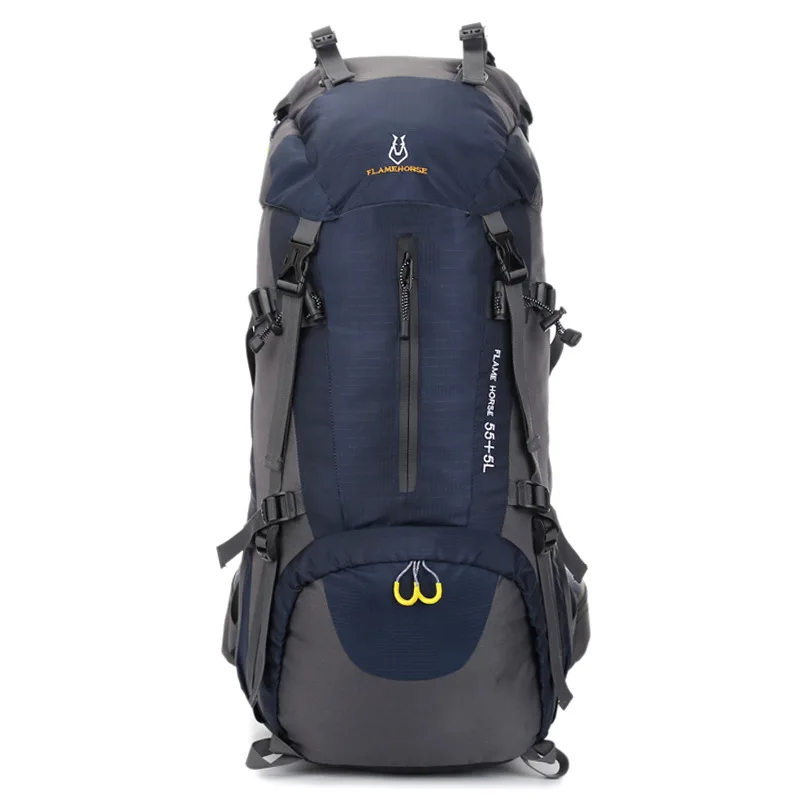 

Men Outdoor Travel camping climbing hiking Backpack Male School sports bags Large capacity Shoe bags Leisure 60L water resistant