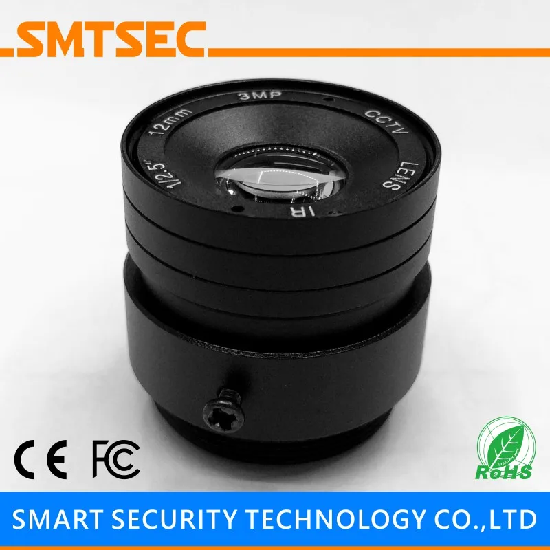 HD 3MP мегапикселей 12 мм объектив F1.4 1/2.5 &quotCS Mount CCTV Camera Lens для IP Камеры Безопасности| |