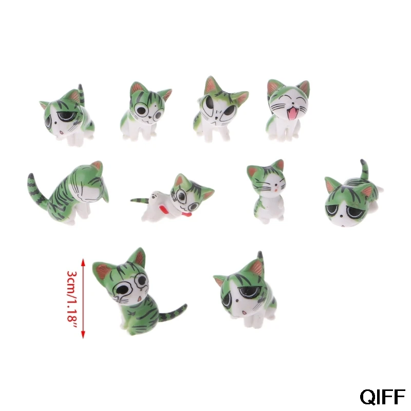 Миниатюрные кошки садовый орнамент фигурка Сказочный кукольный домик микро Ландшафтный Декор May06