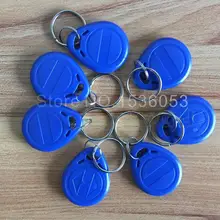 1000 шт 13,56 MHz брелков радиометка карты-ключа теги посещаемости Управление IC M1 S50 брелок ABS брелков с чипом товара на поверхности