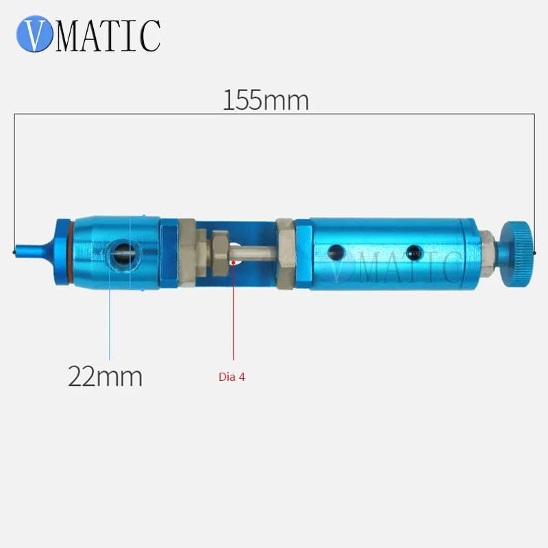 Маленький клапан качество иглы от Дозирующий клапан/синий цвет Клей распределить сопло клапан