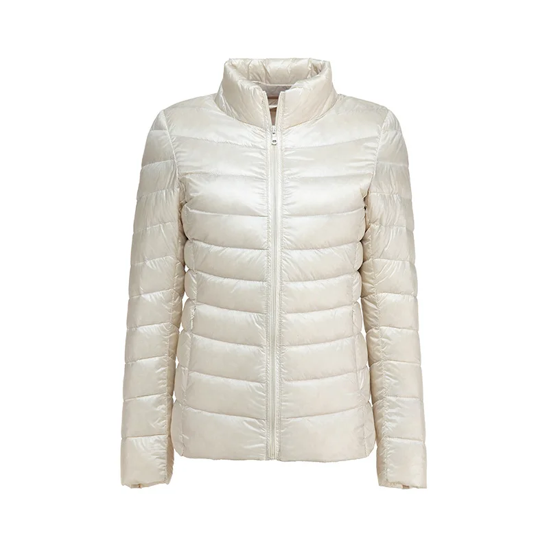 discount  Women Winter Light Coat Woman Down Jacket Lightweight Female Full Jacket Feather Ultra Thin Down Ja