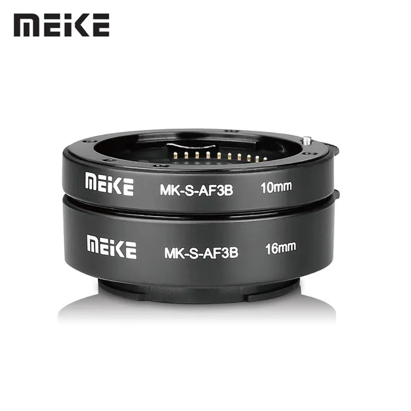 Venidice MK-S-AF3A Metal Auto Focus Macro Extension Tube Adapter Ring 10mm 16mm for Sony Mirrorless NEX E-Mount NEX 3//3N//5//5N//5R//A6000//A6300 and Full Frame A7 A7S//A7SII A7R//A7RII A7II /…