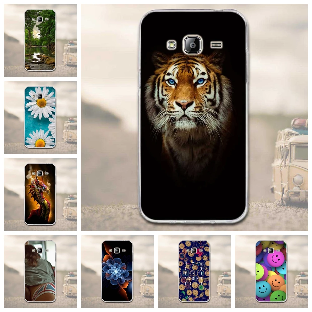 

For Samsung Galaxy J3 Case J320 J320F J320H Soft TPU Printed Cover For Samsung galaxy j3 2016 sm-j320f j320 j320F Phone Cases