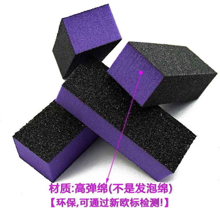 Cor da Mistura Lote Preto Lixar Bloco Ouvir Coração Tampão Lustrando Arquivos Acrílico Unha Art Manicure Grupo Novo Buffer 1 50 Pçs - 6 Cheap Lixas e polidores de unha