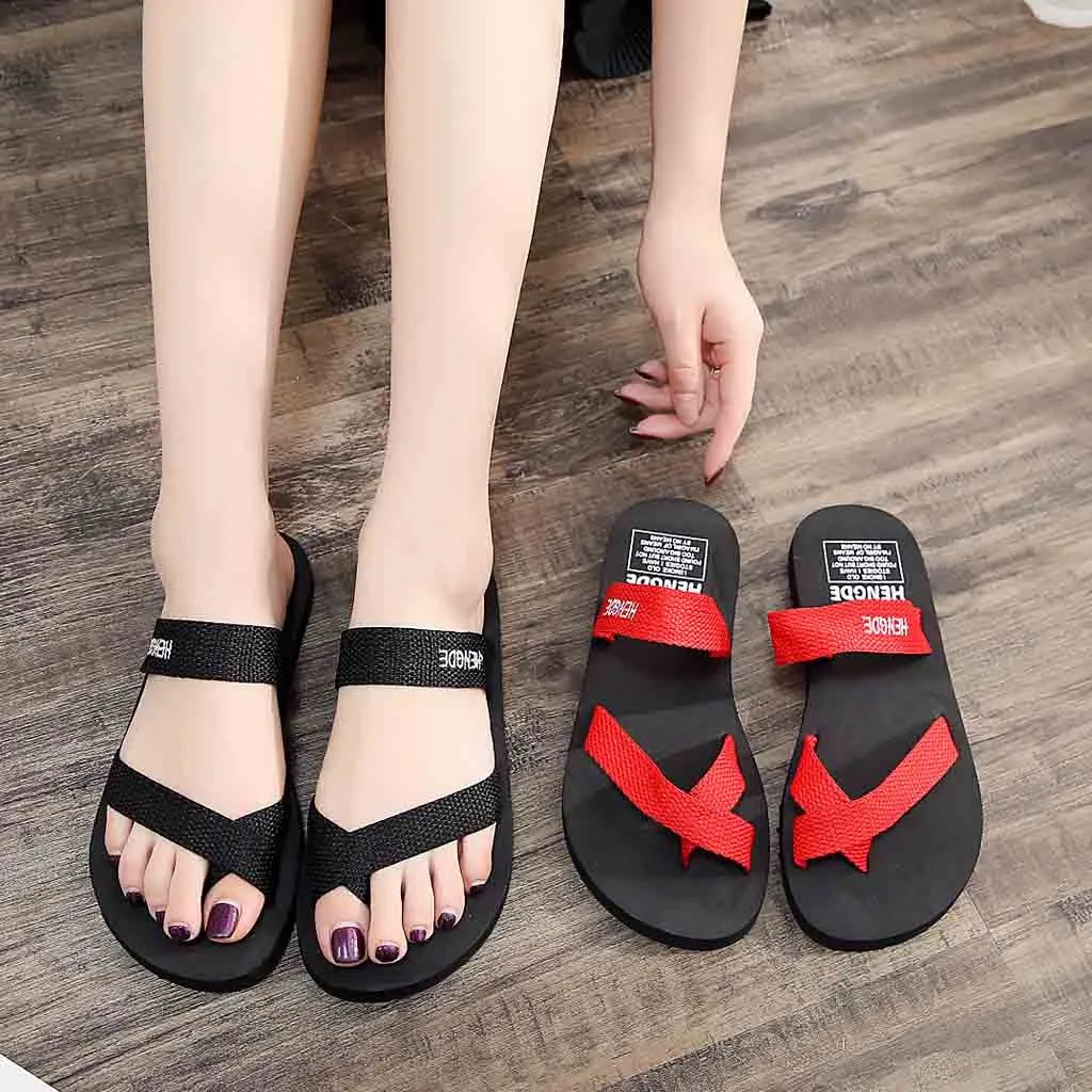 

Summer Women Sandals Non-Slip Flip Flops Sandals Flat Beach Slippers Shoes sapatillas de mujer 2019