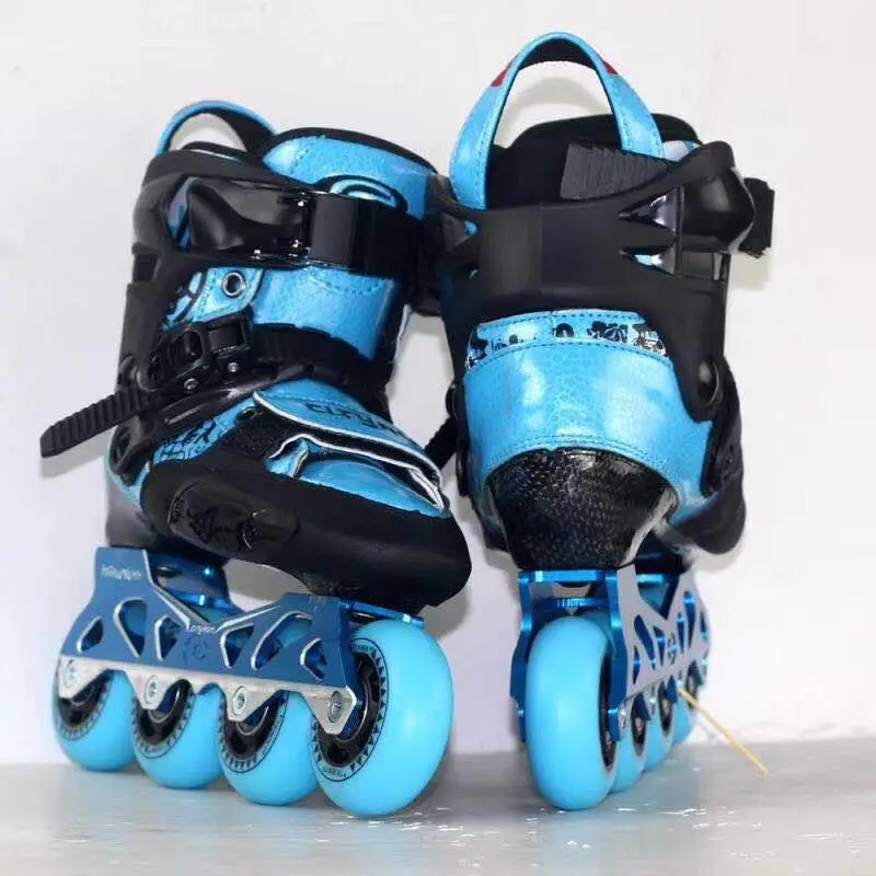 الأطفال سباق التعرج زلاجات دوارة CityRun مضمنة سرعة أحذية التزلج الأسطوانة الشارع فرشاة التزلج للأطفال قابل للتعديل رياضة IA109