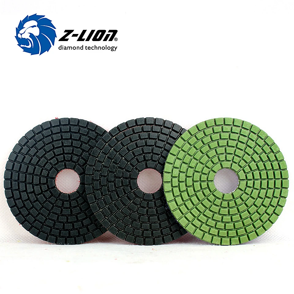 Z Lion 3 Schritte Polish Pads 4 Diamant Schleifen Fliesen Stein Polieren Pad 3 Stucke Schleifstein Flexible Schleifscheibe Grinding Disc Flexible Grinding Discpolish Pad 4 Aliexpress