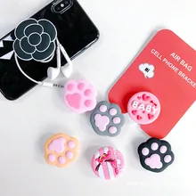 Мультфильм Круглый держатель мобильного телефона с анти-капля расширяемая подушка безопасности стенд кронштейн крепление для iPhone X XS XR 8 7 6s samsung