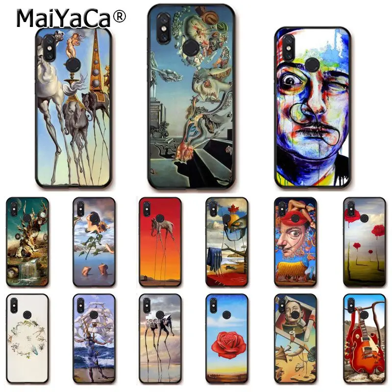 

MaiYaCa Salvador Dali Art Coque Shell Phone Case for Xiaomi Mi 6 Mix2 Mix2S Note3 8 8SE Redmi 5 5Plus Note4 4X Note5