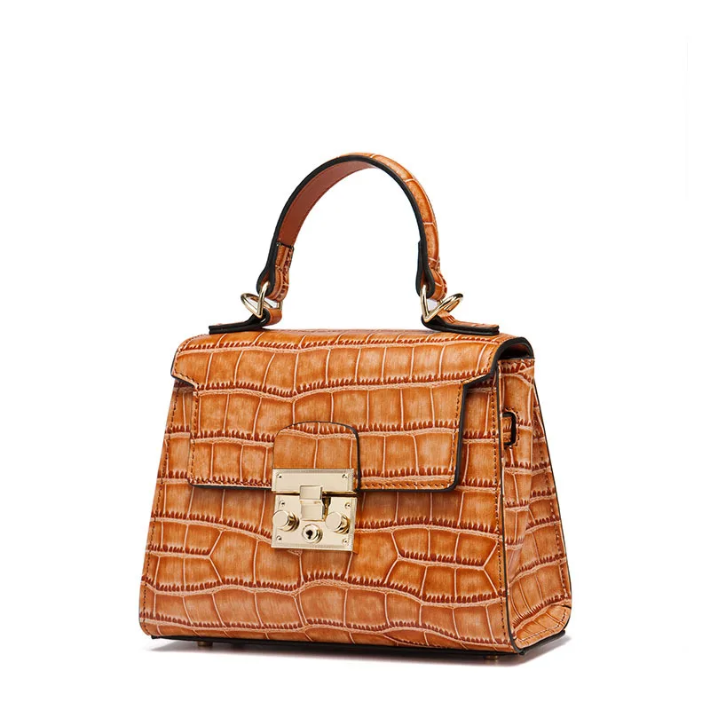 

The first layer of leather leather bag bag new Kylie portable Shoulder Messenger Bag agent on behalf of a crocodile