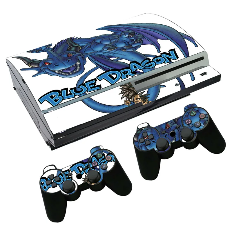 Blue Dragon Skin Sticker Decal for PS3 PlayStation 3 Console and Controllers For PS3 Fat Skins Sticker _ AliExpress Mobile