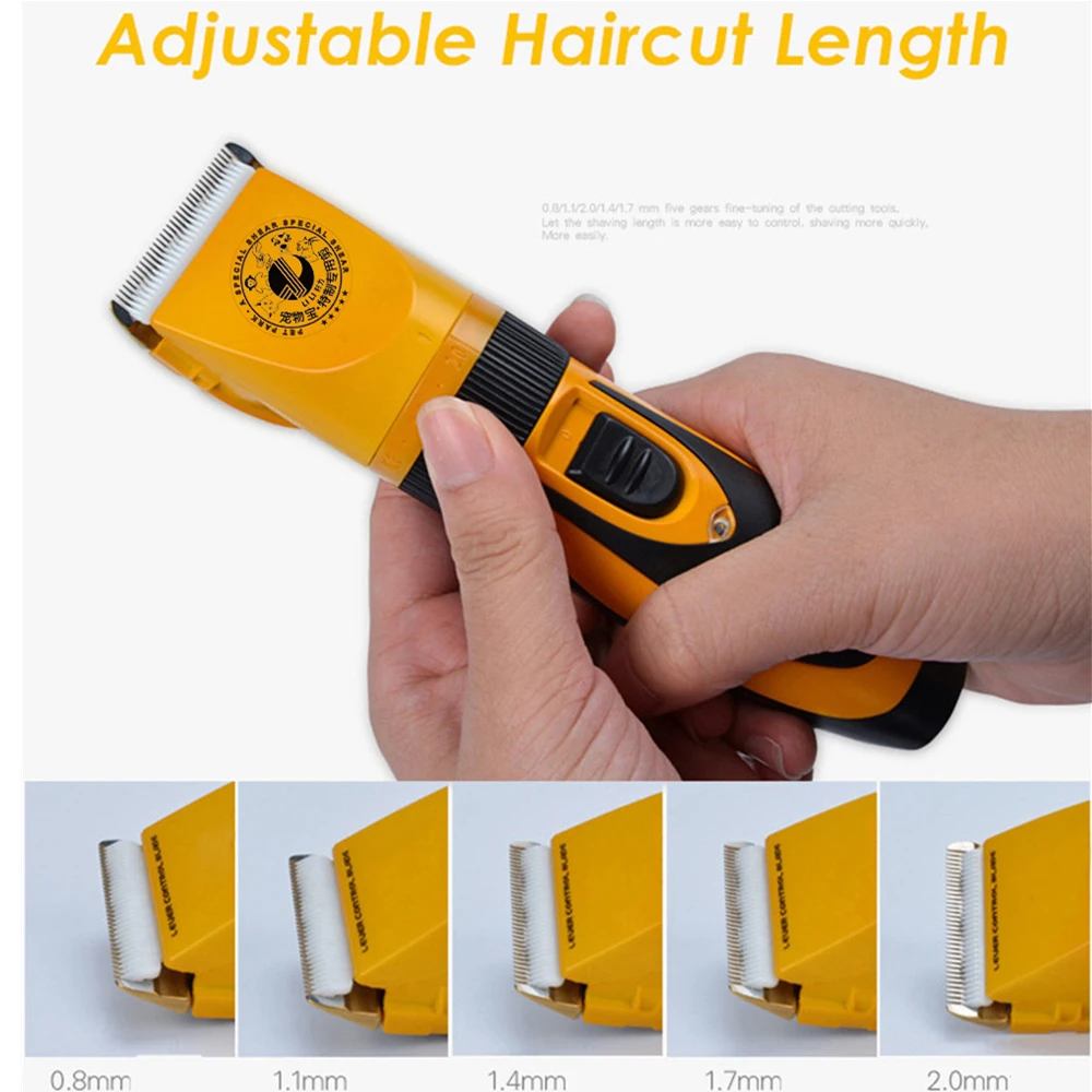 Hair Trimmer Pet Clipper Dog Hair Trimmer Pet Hair Trimmer Dog Clipper lili ZP295 35W Electric Scissors Professional Pet Grooming 110-240V AC