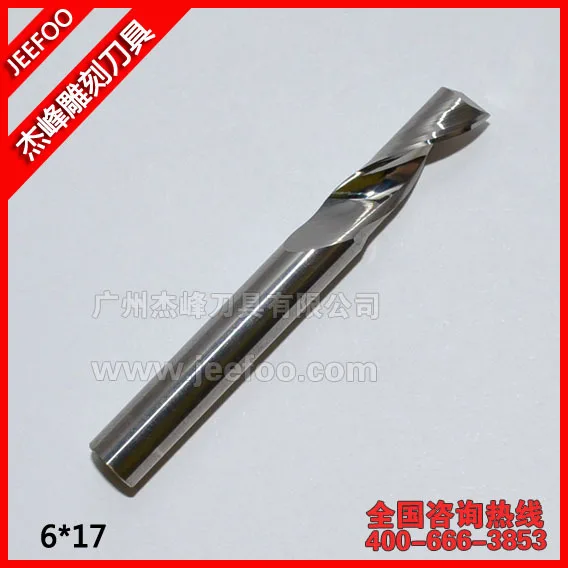 

6*17 One Flute Spiral Bits for Aluminum