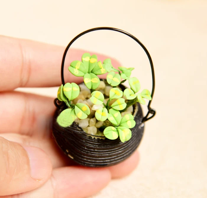 A01-X435 детская игрушка 1:12 кукольный домик Мини Миниатюрный rement кукла аксессуары зеленое растение 1 шт