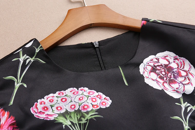 MIUXIMAO 2019 New Fashion Runway Summer Dress Women