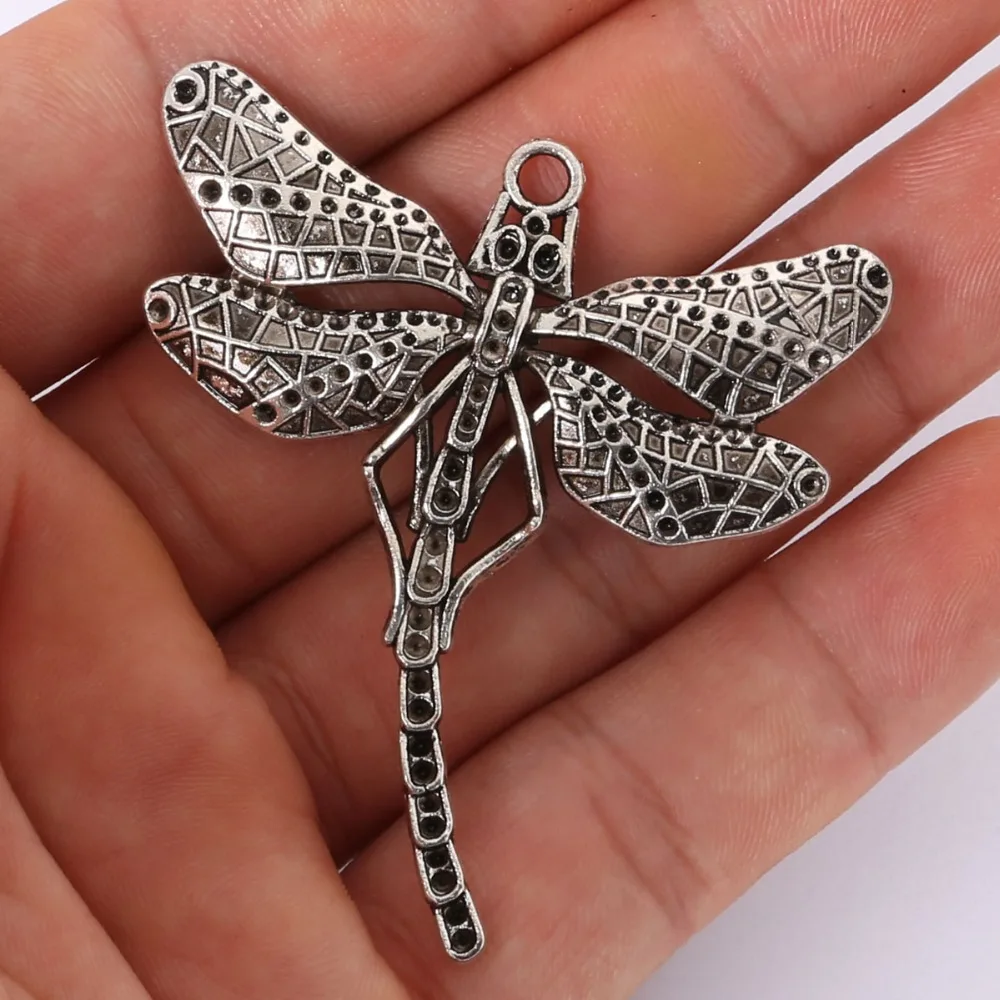 Buy Penney 2pcs 50x55mm Antique silver plating