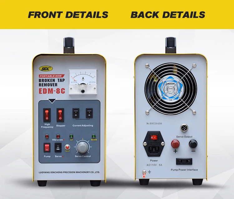 EDM-8C устройство для удаления сломанного метчика высокой мощности EDM электроэрозионные Машины