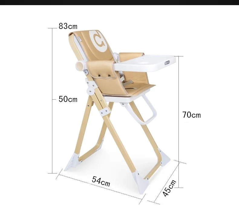 Детский обеденный стул многофункциональный складной портативный детский обеденный стул детский стол