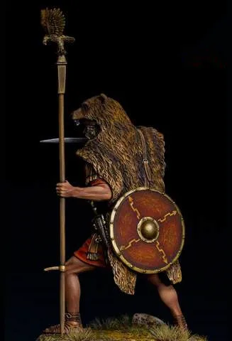 1:24 модельная фигурка из смолы набор нераскрашенные/G467 Roman warrior|Наборы для сборки
